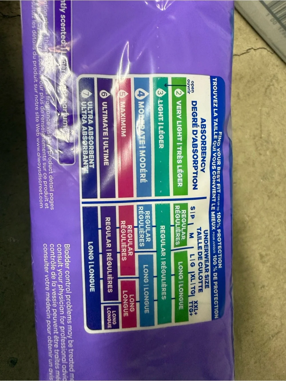 Always Discreet Moderate Regular Pads - 66 pads, flow 4